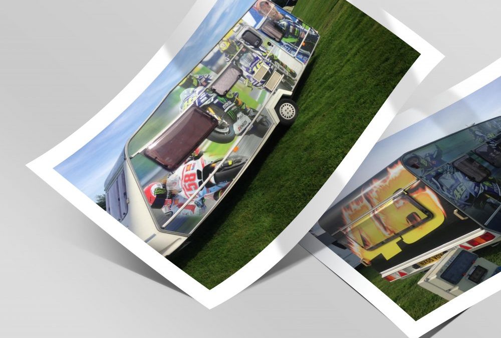 Moto GP Caravan Wrap