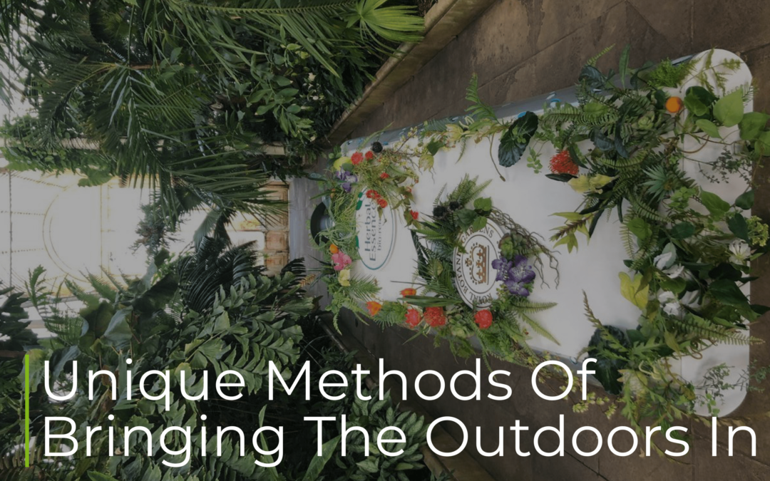 Unique Methods Of Bringing The Outdoors In