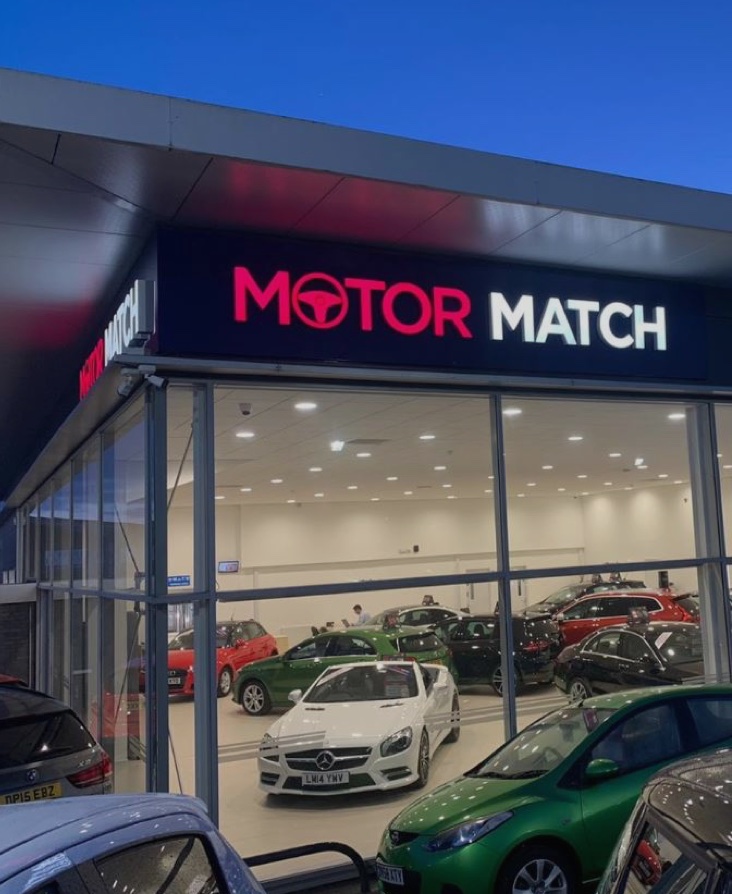 Motor Match sign by Imageco