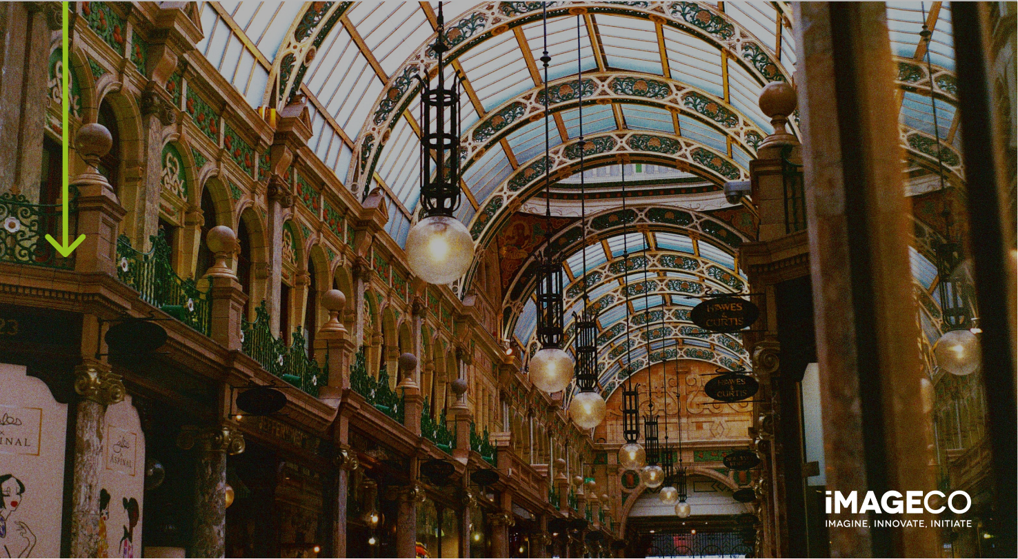 Picture of Leeds Arcade shopping area