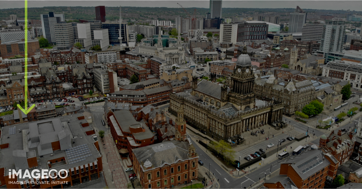 Overhead view of Leeds